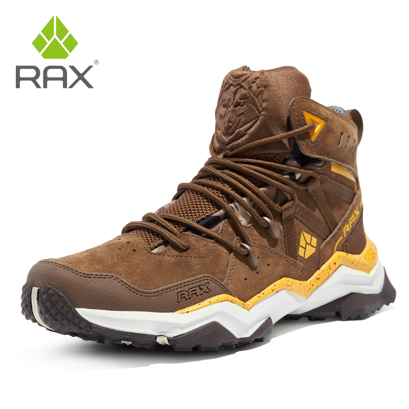Hunting Outdoor Boots - RAX Men Hiking Shoes Mid-top Waterproof