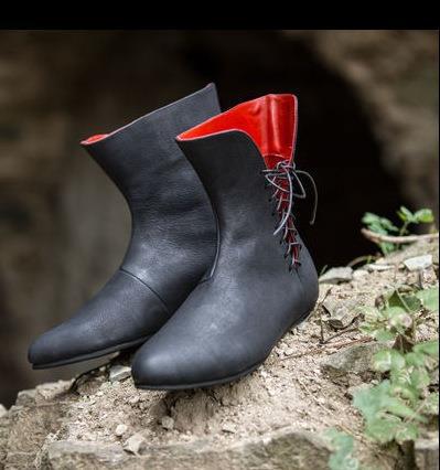 Hunting Outdoor Boots - Medieval Shoes Man's Retro Pu Leather