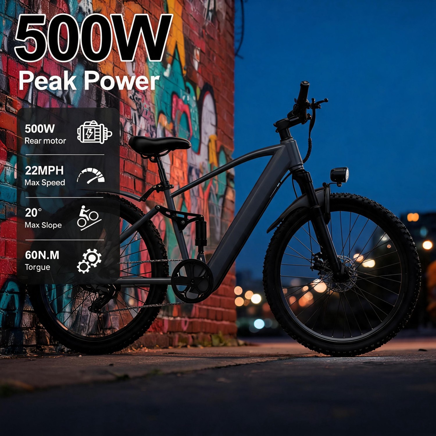 Outdoor Hunting Electric Bike - Off-Road Electric Bicycle, Hunting Electric Bike.