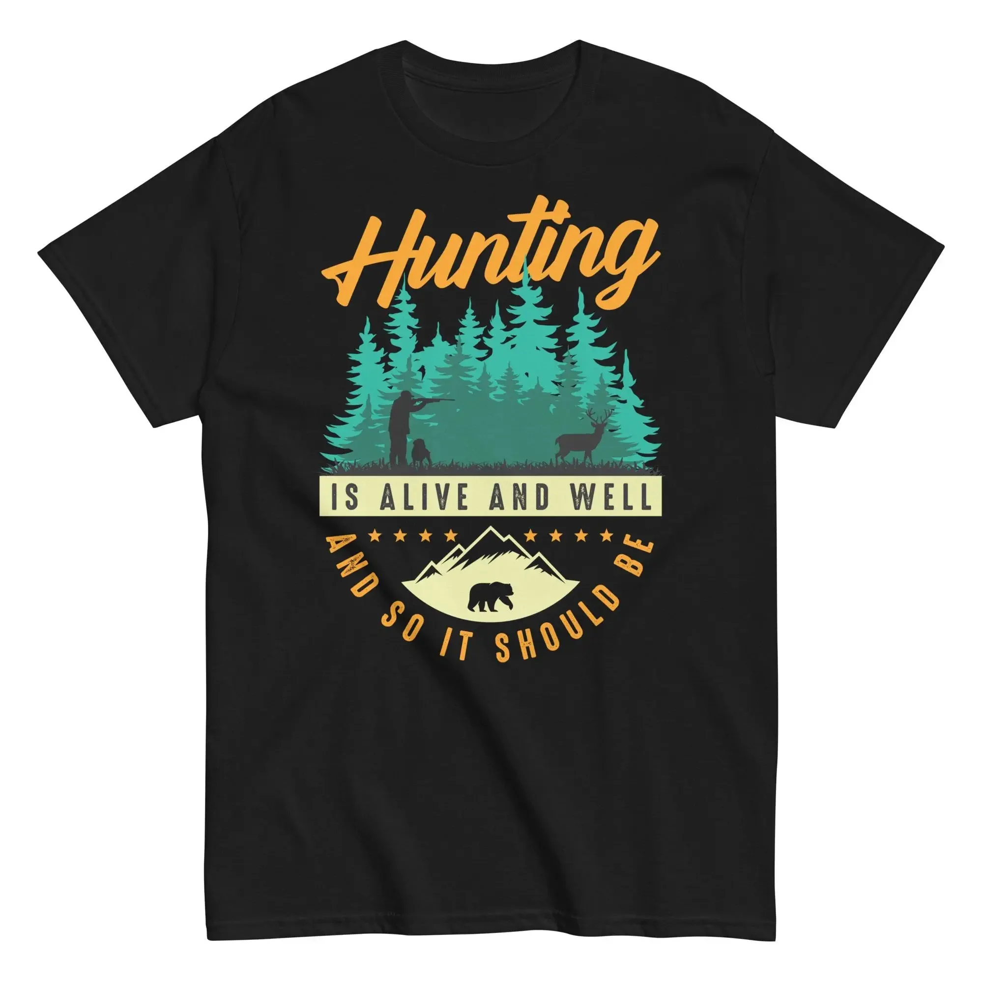Wildman Hunting & Outdoor Robertson Photos - I Should Be Hunting T Shirt