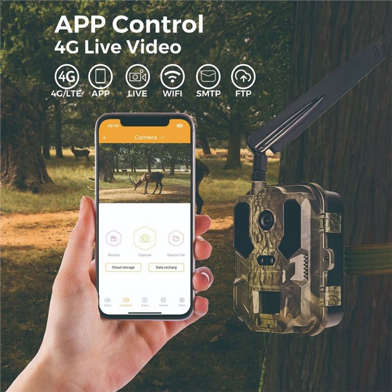 FEDI-Waterproof 120MP 4G Outdo - огляд і ціна Hunting Outdoor Camera