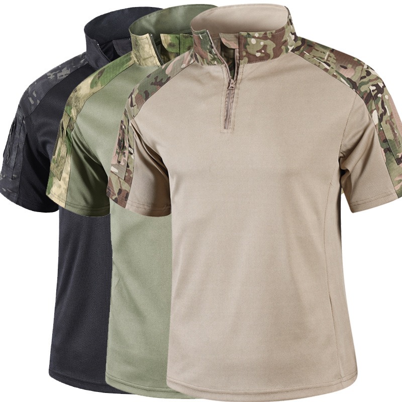 Mens Summer Camo Tactical Shir - огляд і ціна Outdoor Hunting T Shirts