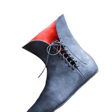 Medieval Shoes Man's Retro Pu  - огляд і ціна Hunting Outdoor Boots