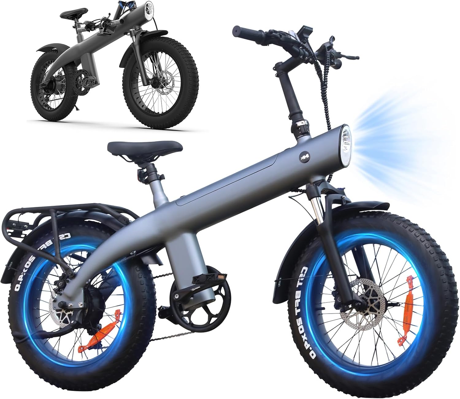 KIXIN New Fully Electric Foldi - огляд і ціна Outdoor Hunting Electric Bike