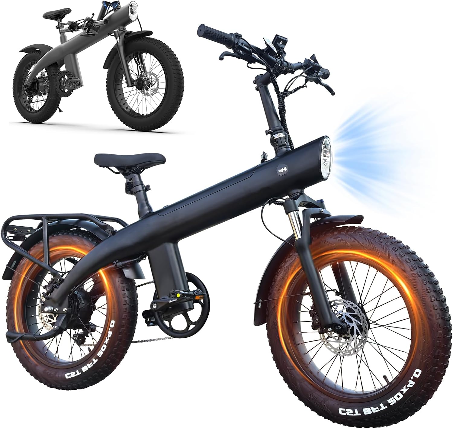 KIXIN New Fully Electric Foldi - огляд і ціна Outdoor Hunting Electric Bike