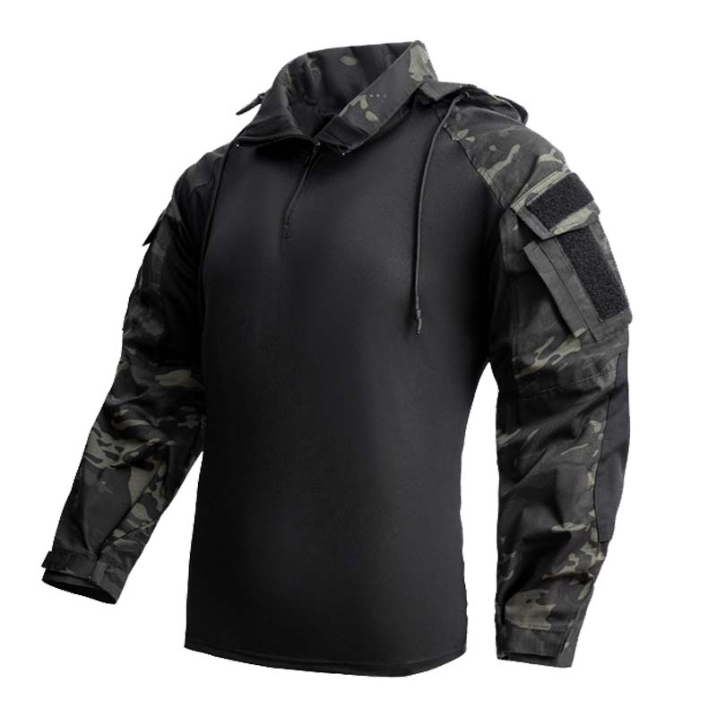 Men's T-shirts 1/4 Zip Long Sl - огляд і ціна Outdoor Hunting T Shirts