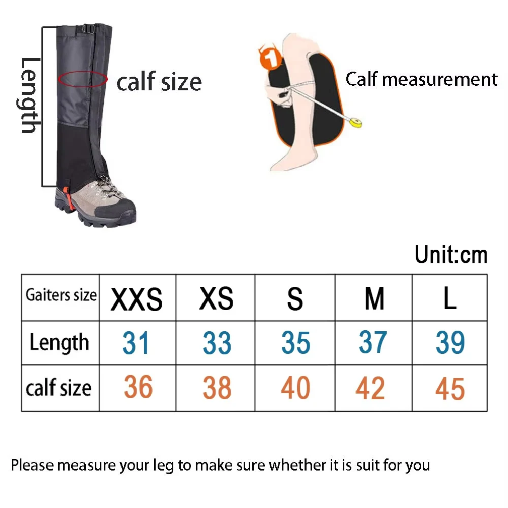 Waterproof Snow Leg Gaiters Hi - огляд і ціна Hunting Outdoor Boots
